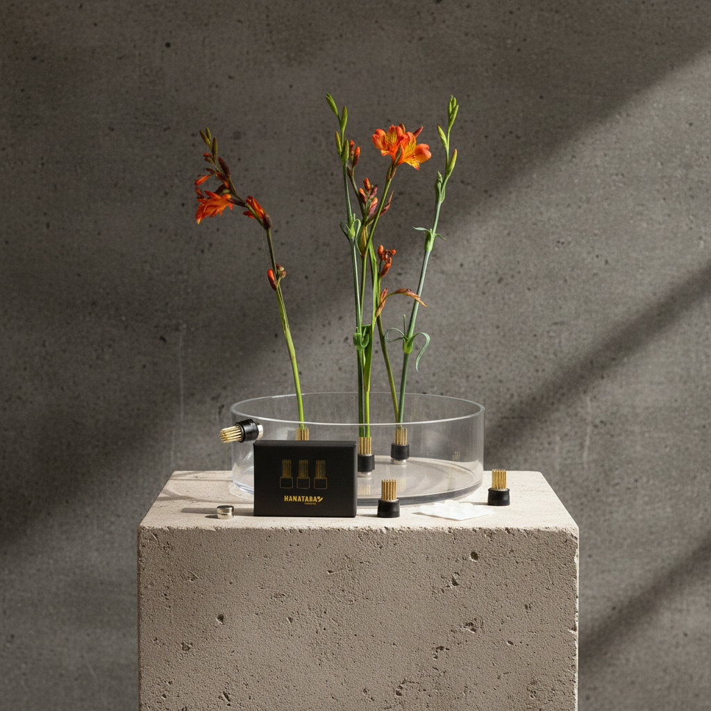 Hanataba magnetic mini kenzan product display