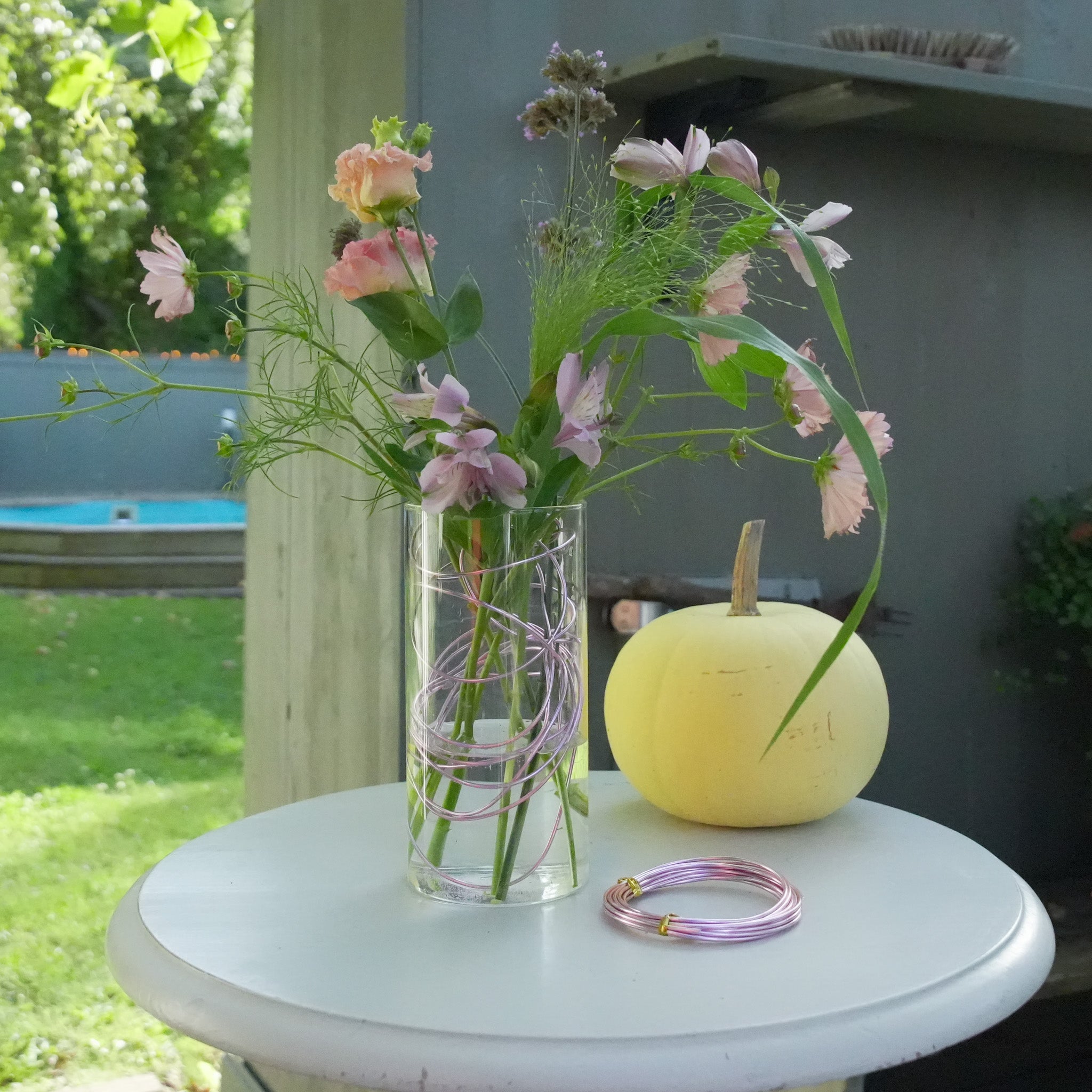 花瓶・フラワースタンド LA MUSA vintage flower base La Musa