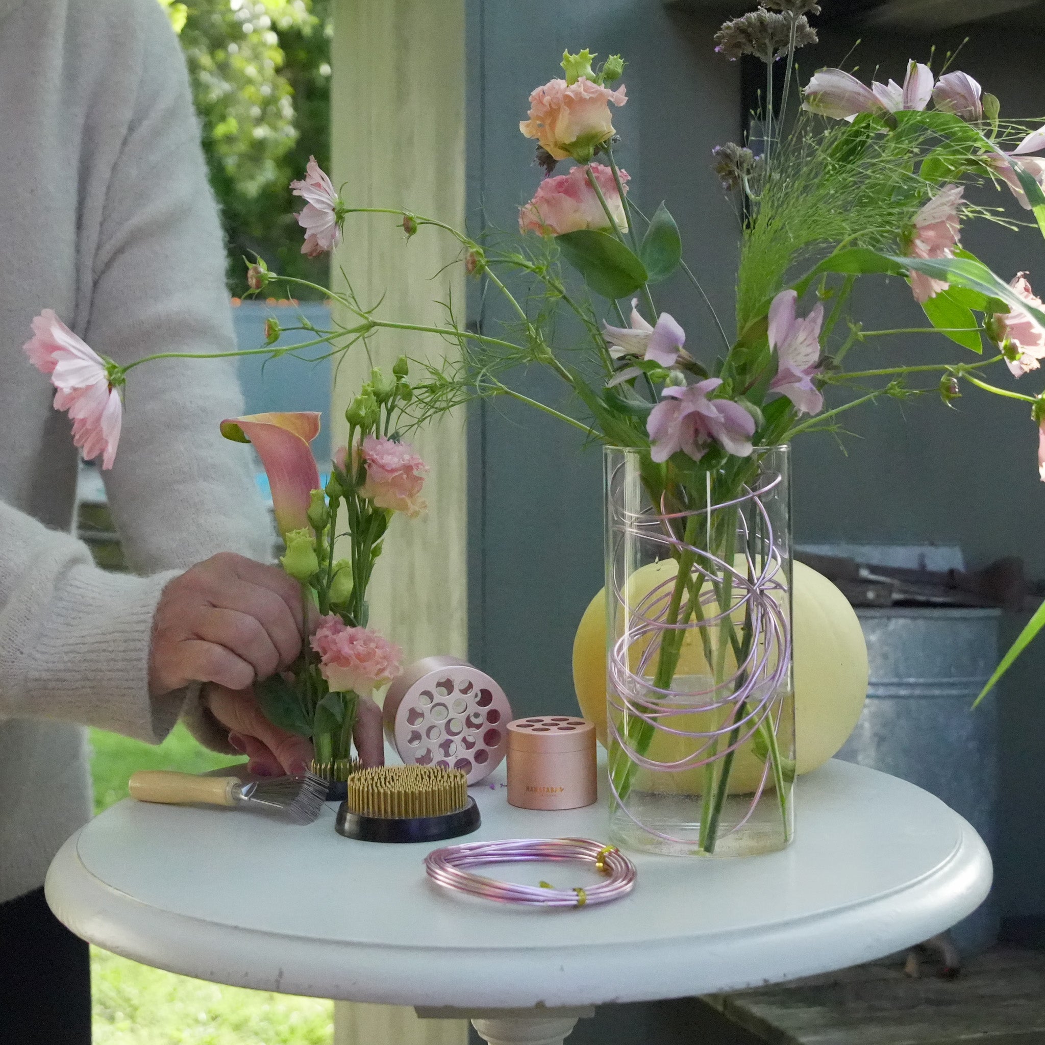 Home Florist's Starter Kit – Crystal Clear & Green Bonsai