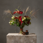 Hanataba bouquet flower twister in color 'muddy brown' in 2-pack. Create bouquets without experience.